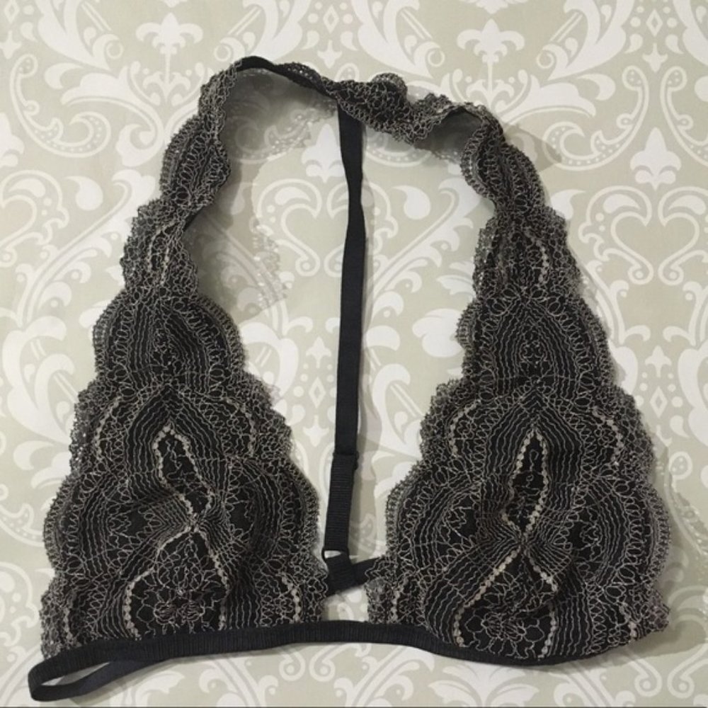 Free People Black Bralette - XS